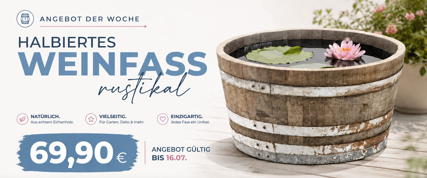 Angebot der Woche - Miniteich