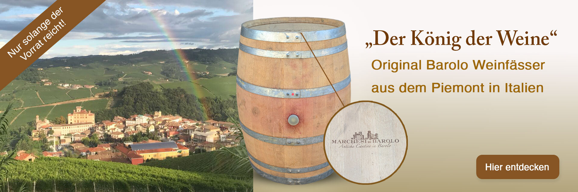 Weinfass Barolo Piemont kaufen 