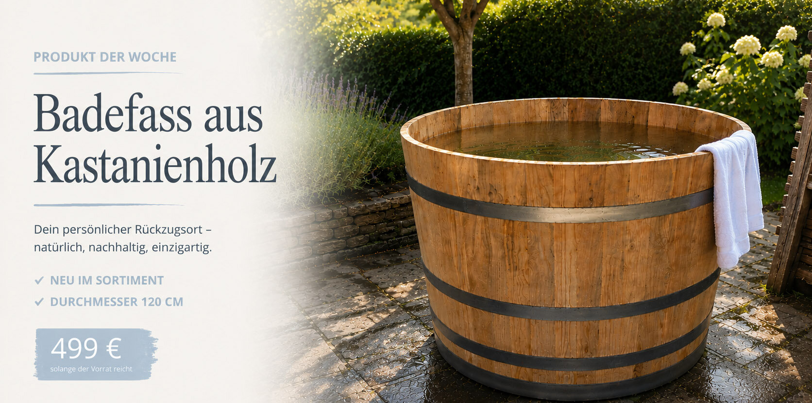 Angebot der Woche - BADEFASS
