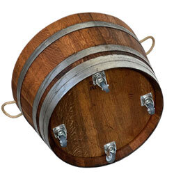 Rollen für Weinfass