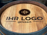Fassdeckel aus Weinfass - personalisiert mit Gravur für Hochzeit oder Geburtstag