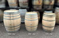 300L GESCHLIFFENE Regentonne aus gebrauchtem Weinfass