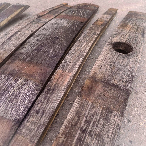 Temesso Whiskyfassdauben - Dauben aus einem originalen Whiskyfass