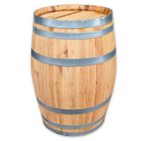 225 Liter - Holzfass neu gefertigt aus Kastanie