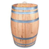 225L Holzfass neu gefertigt aus Kastanie als Regentonne