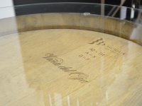 Glasplatte D50cm, D60cm, D70cm, D80cm oder D90cm für Weinfass - Tischplatte
