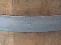 Fixierung der Fassringe mit Nägeln