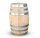 10 bis 50L kleines Holzfass NATUR