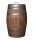 Holzfass als Regentonne, neu gefertigt 100 oder 150 Liter - palisander Deckel: Ohne Deckel, Volumen: 100 LIter