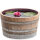 D 70cm - Halbiertes Weinfass als Miniteich - D70cm H40 100L Inhalt Natur