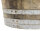 D 70cm - Halbiertes Weinfass als Miniteich - D70cm H40 100L Inhalt Natur