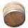 D 70cm - Halbiertes Weinfass als Miniteich - D70cm H40 100L Inhalt Natur