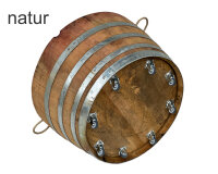 D 92cm - Weinfass halbiert aus Eichenholz