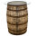 190L Originales ANGESCHLIFFENES schottisches Whiskyfass mit Glasplatte