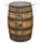 190L Originales ANGESCHLIFFENES schottisches Whiskyfass mit Glasplatte