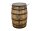 Originales schottisches Whiskyfass, Holzfass, Whisky Fass, Schnapsfass - angeschliffen - 190L mit Glasplatte