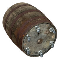 3/4 von 190L Whiskyfass als Pflanzkübel / Hochbeet