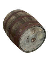 Hochbeet, Kräuterbeet aus einem originalen schottischen Whiskyfass Rollen: ohne Rollen, Ablaufbohrungen: mit Bohrung (bepflanzen), Holzbehandlung: natur