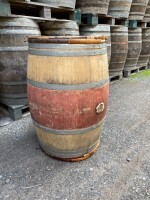 228L Weinfass  "Bordeaux"  aus Frankreich - als Regentonne Deckel: Ohne Deckel, Wasserhahn: Ohne Wasserhahn