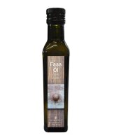 Holzöl für ganzes und halbes Fass - Fassöl - 100% Leinöl - Flasche 250 ml