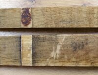 Temesso Fassdauben - Dauben aus einem originalen Weinfass Oberfläche: Dunkel, Größe: Schmal