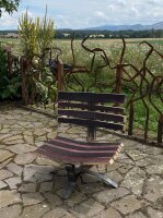 Temesso Fassdauben - Dauben aus einem originalen Weinfass Oberfläche: Dunkel, Größe: Schmal