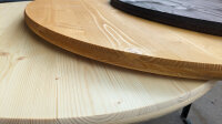 Tischplatte aus Holz für Weinfass Stehtisch