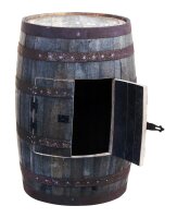 Whiskyschrank - originales schottisches Whiskyfass - Barmöbel - 190L