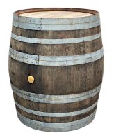 600L Weinfass geschlossen als Stehtisch