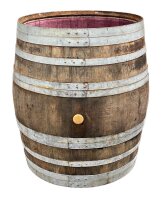 600L Große Regentonne aus Weinfass - natur unbehandelt Lieferumfang: ohne Deckel, Wasserhahn: Ohne Hahn, Oberfläche: Natur unbehandelt