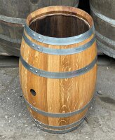 Hochbeet - reworked Eichenfass als Pflanzkübel - D 42cm, Höhe 65cm Holzbehandlung: natur