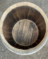 Hochbeet - reworked Eichenfass als Pflanzkübel - D 42cm, Höhe 65cm Holzbehandlung: natur