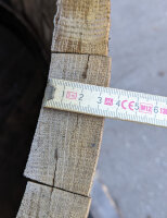 D 104cm - halbes Fass aus Eichenholz ohne Ablaufbohrungen-natur